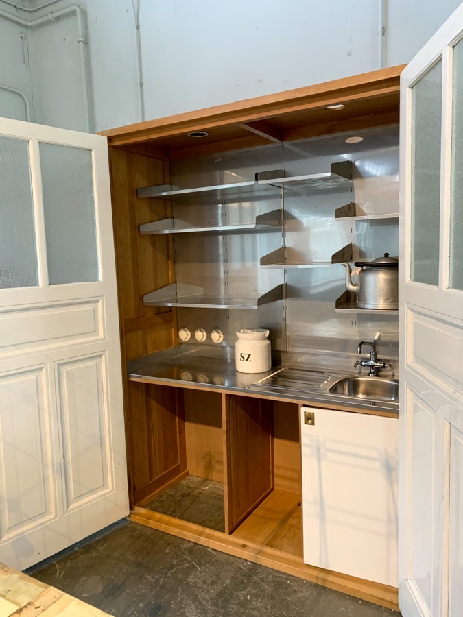 Kitchen in cupboard Piet Hein Eek