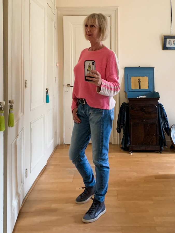 Outfit Thursday pink jumper
