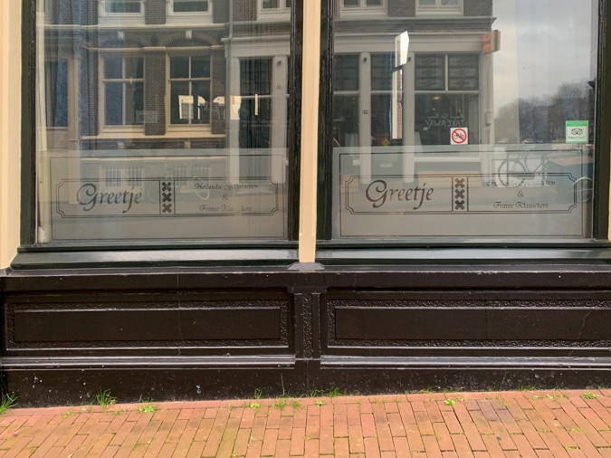 Restaurant Greetje in Amsterdam