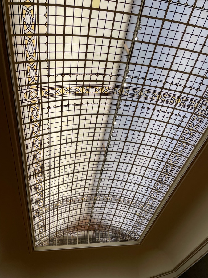 Glass roof in Museum De Lakenhal Leiden