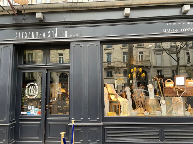 Alexandra Sojfer shop in Paris