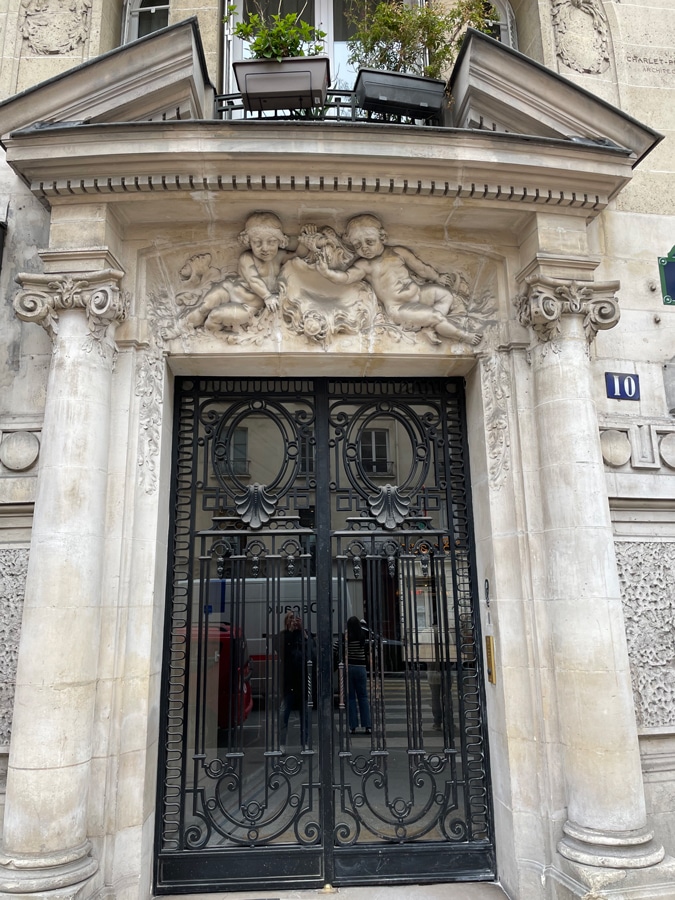 Grand door in Paris