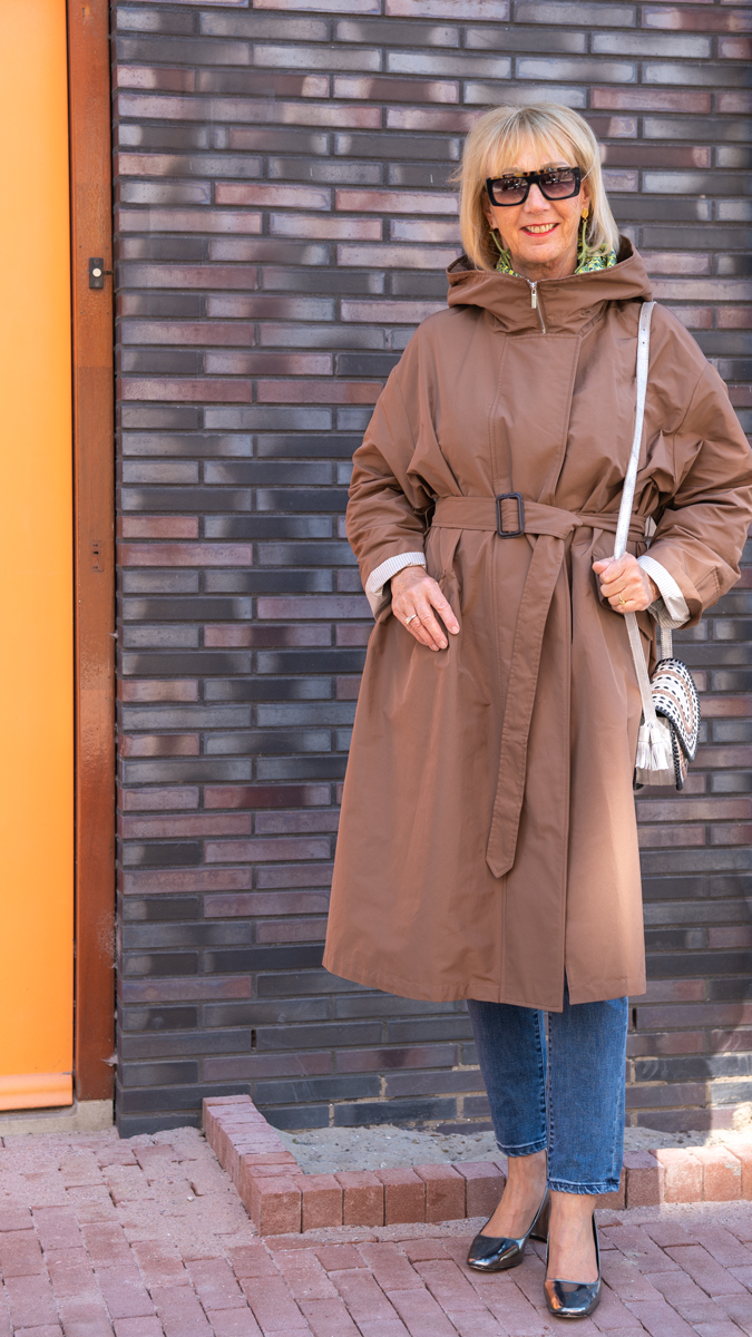 Brown raincoat by Max Mara