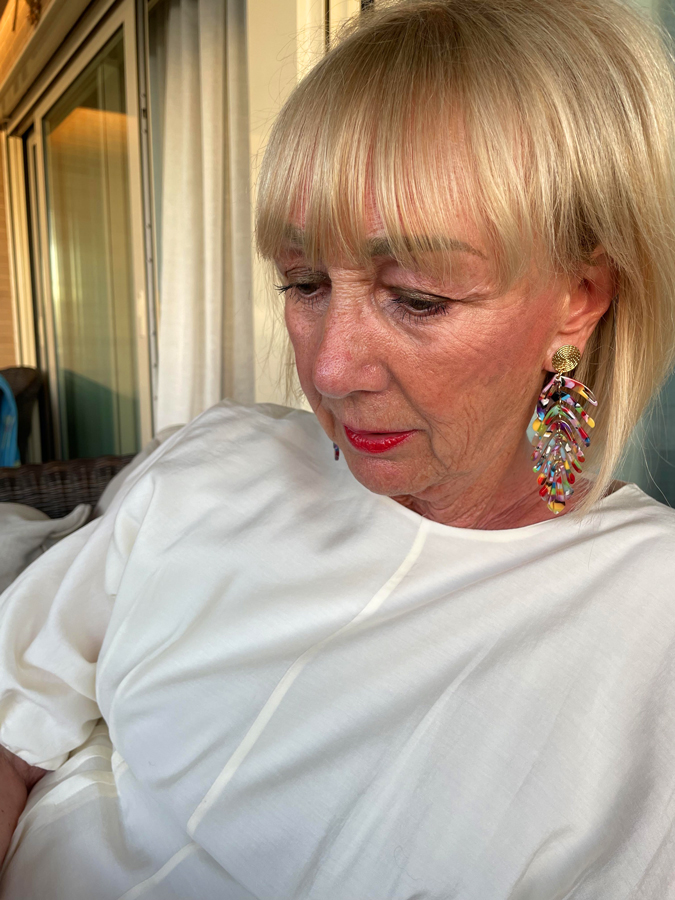 Colourful earrings by Lara Design