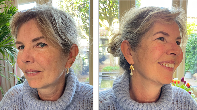 Pearl earrings set Lara Design