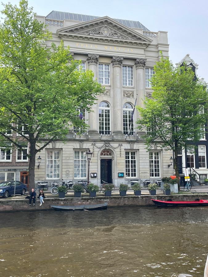 Felix Meritis building in Amsterdam