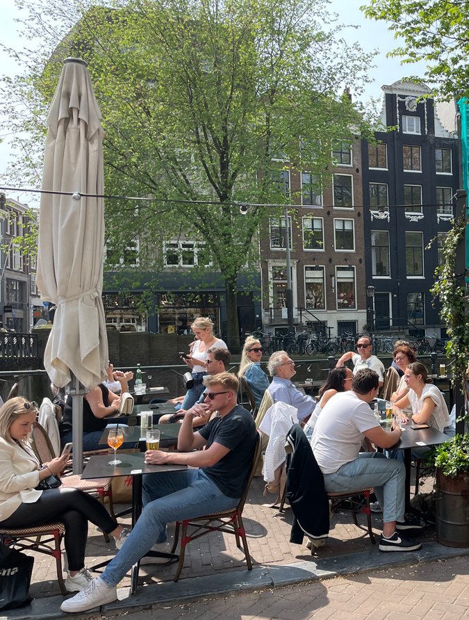 Terrace in Amsterdam