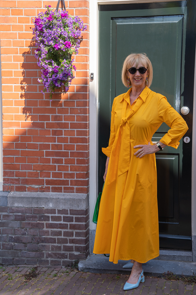 Yellow summer dress