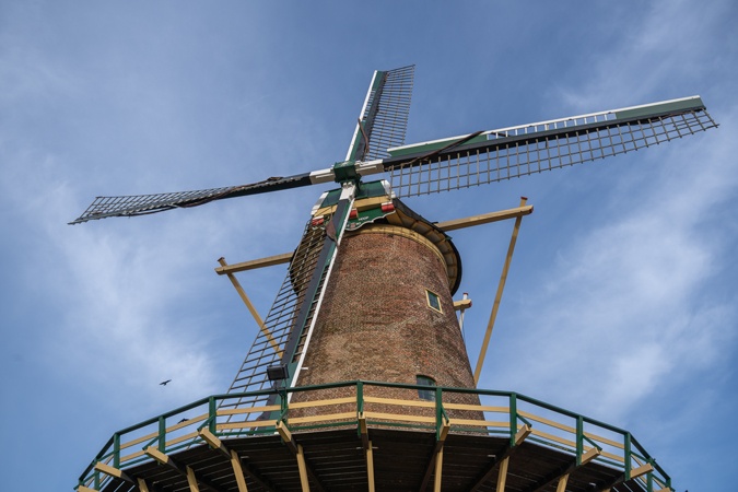 Detail of mill in Maassluis