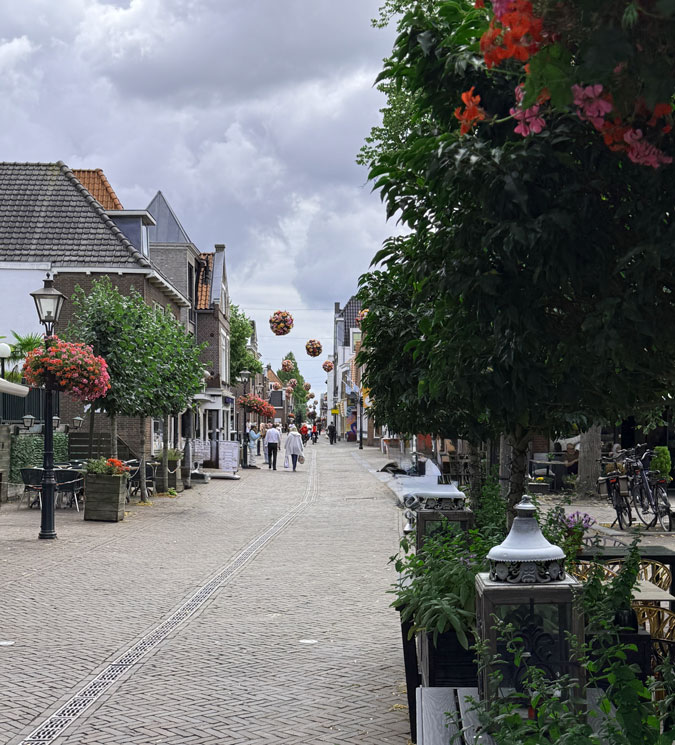 Shopping street in Zoetermeer