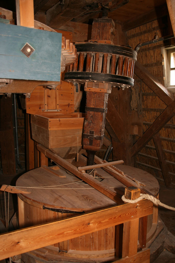 The inside of a mill