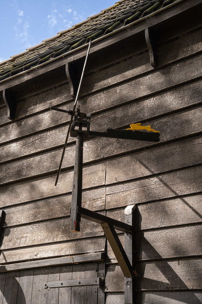 Hair decoration on the barn