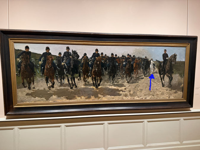 George Hendrik Breitner, painting Cavalry 1883-1888