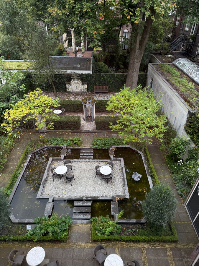 Garden of the Art Zoo Museum in Amsterdam