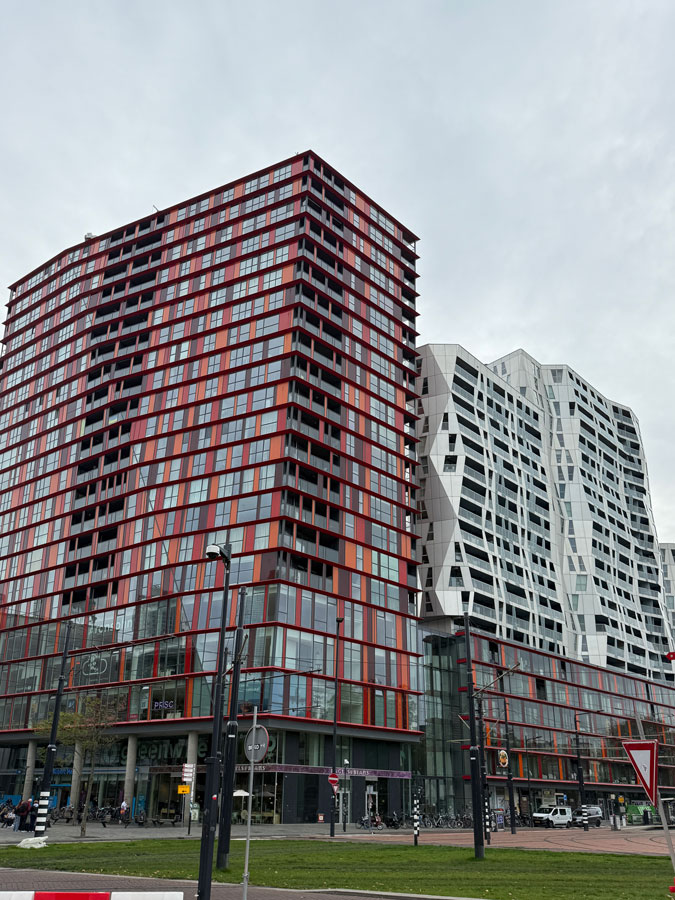 Modern buildings Rotterdam