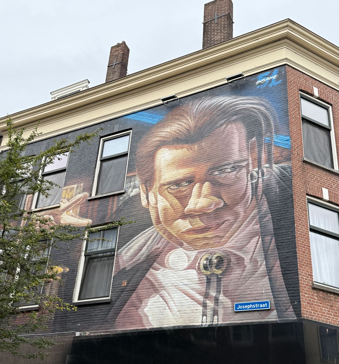 Mural John Travolta Rotterdam