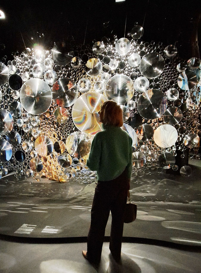 Me at the Iris van Herpen exhibition