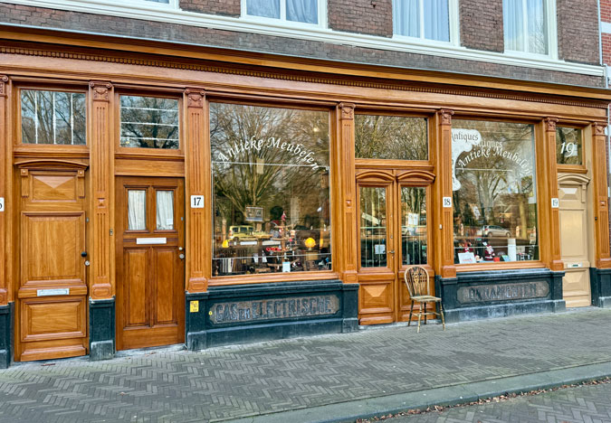 Antique shop in The Hague