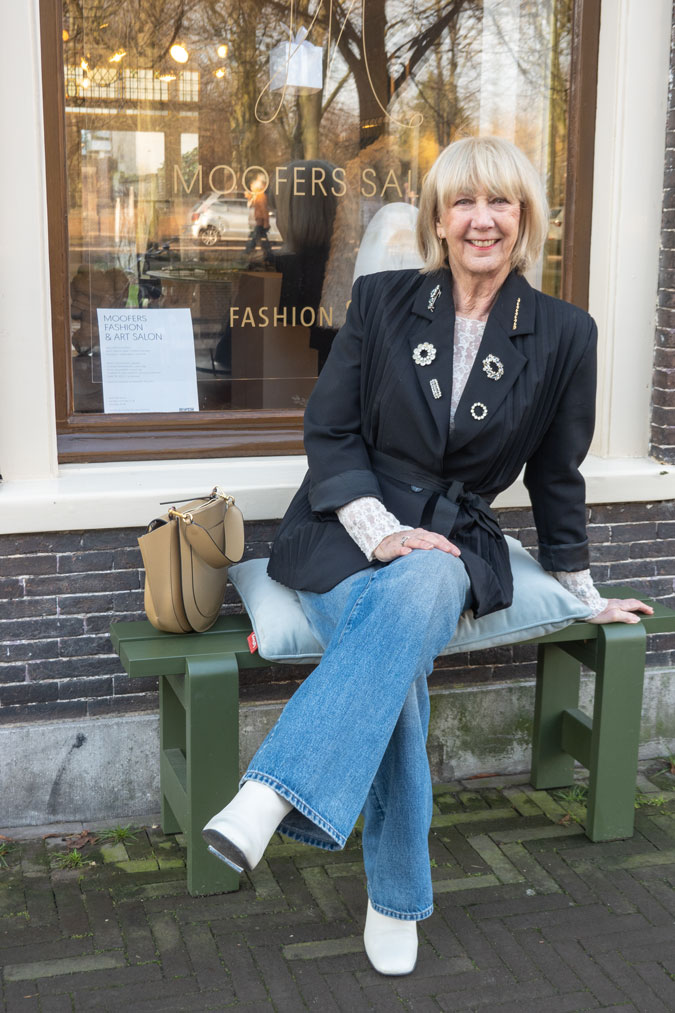 Brooches on my blazer
