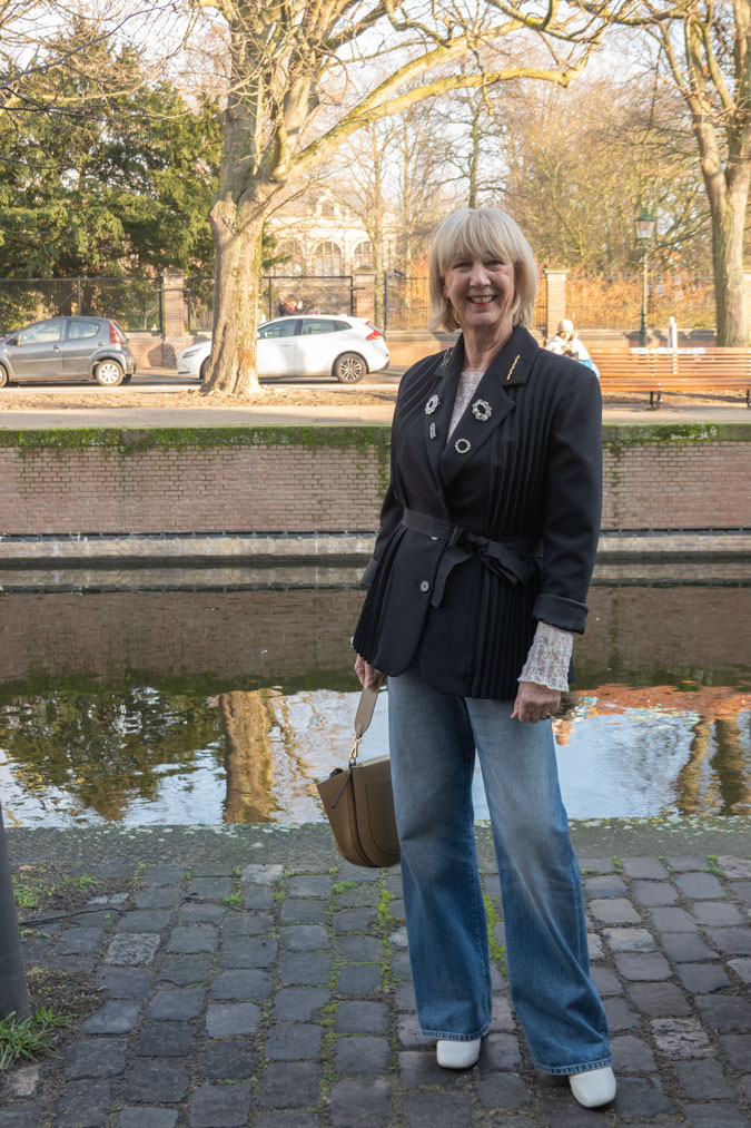 Brooches on my blazer