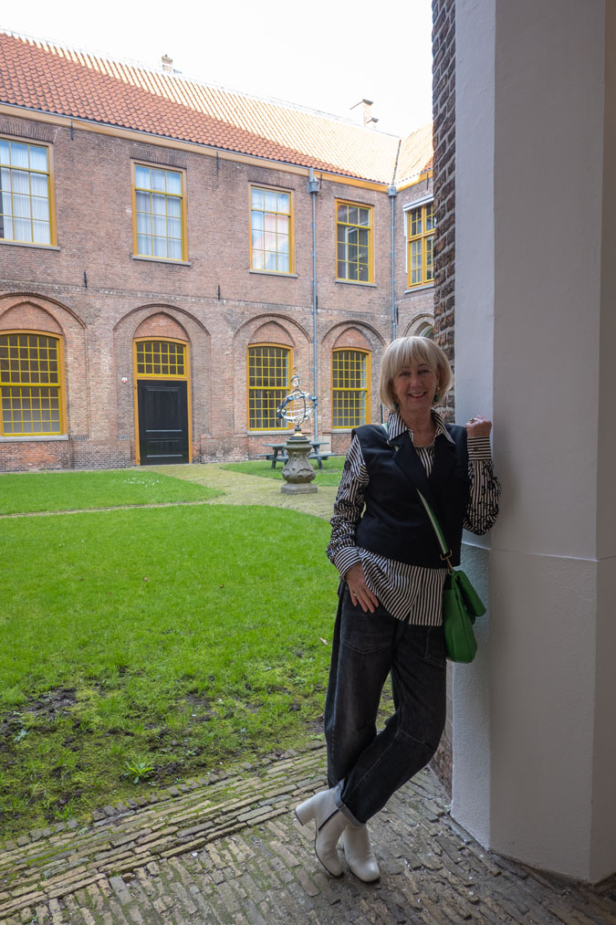 Black and white striped shirt
