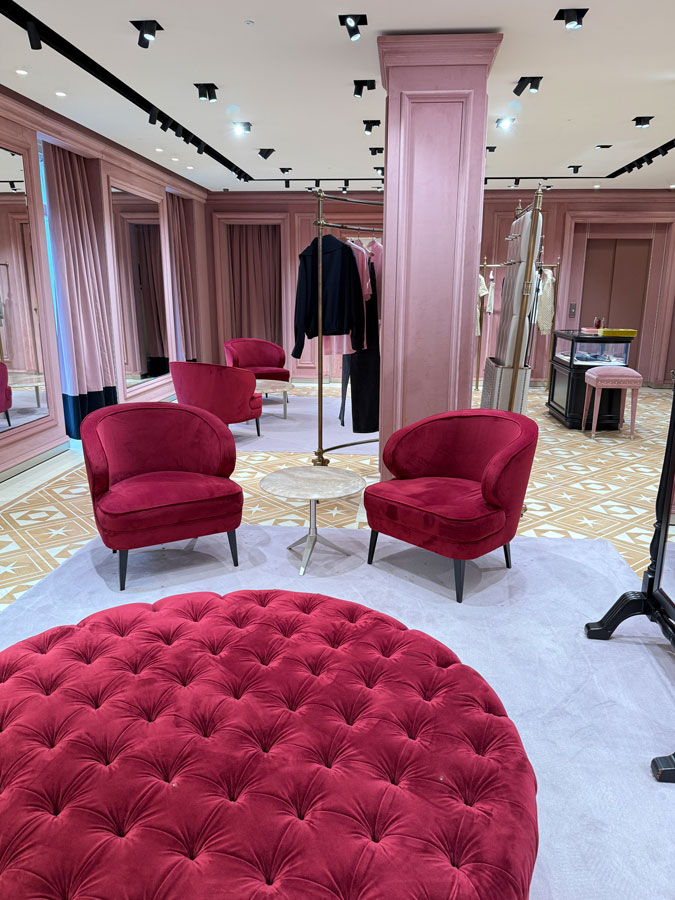 At Gucci shop Amsterdam