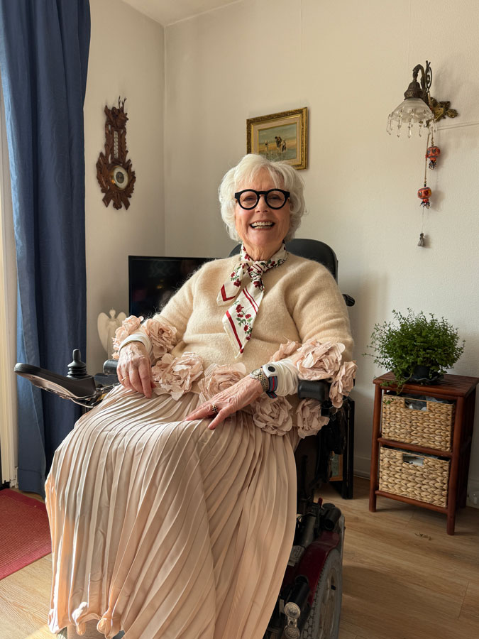 Marianne on her birthday