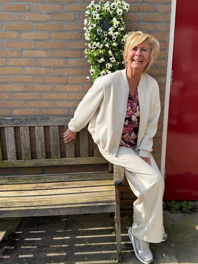 Marijke at Marianne's birthday