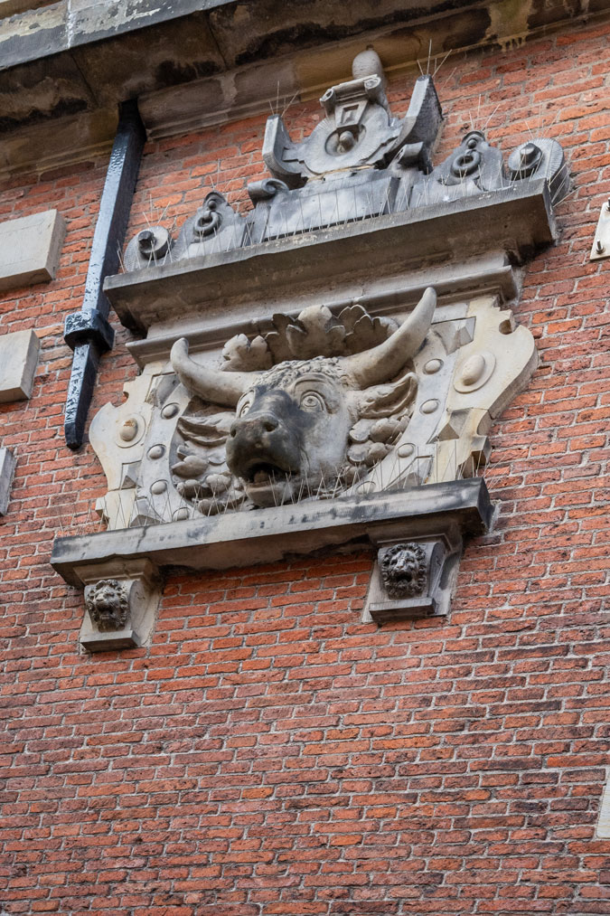 Ornament on the old meat hall