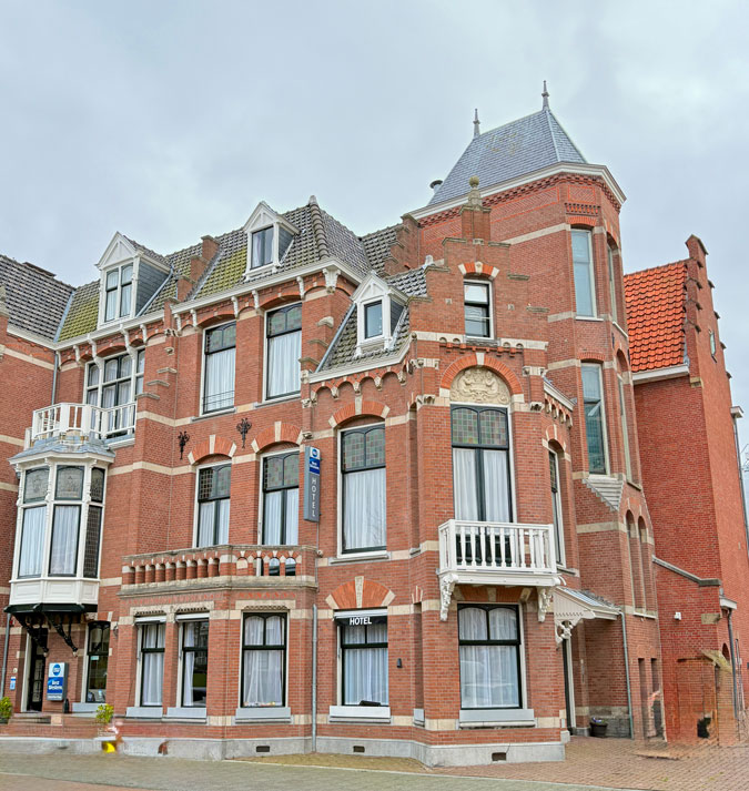 Beautiful old building in The Hague, now a hotel