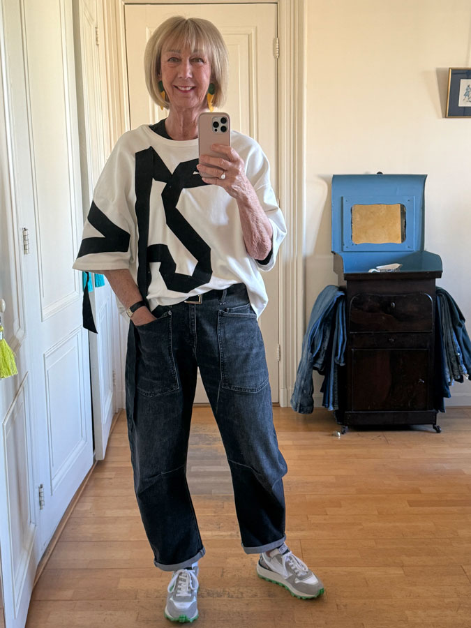 Outfit with Dries van Noten sweater