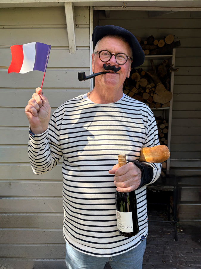 Ron as Frenchman