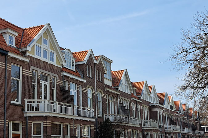 Houses in a row The Hague