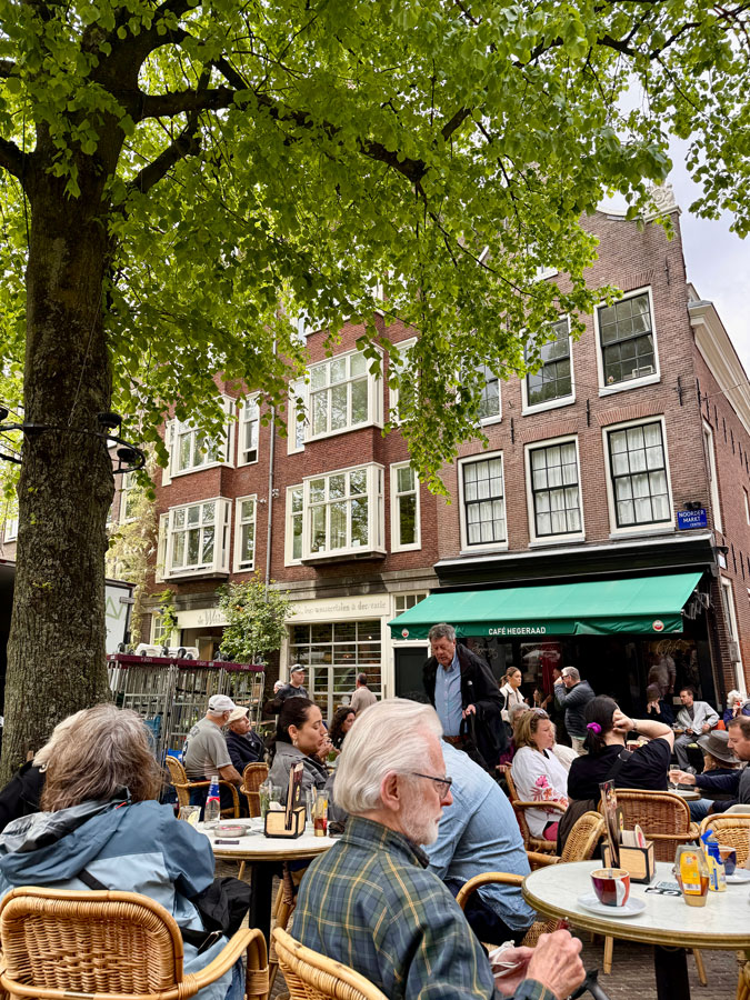 Amsterdam terrace Noordermarkt