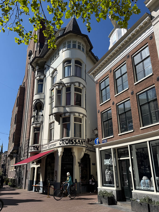 Beautiful old building in Amsterdam
