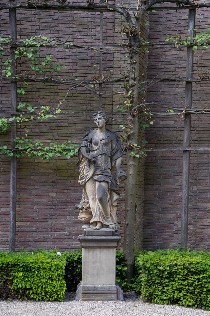 Statue in garden of house Willet-Holthuysen Amsterdam