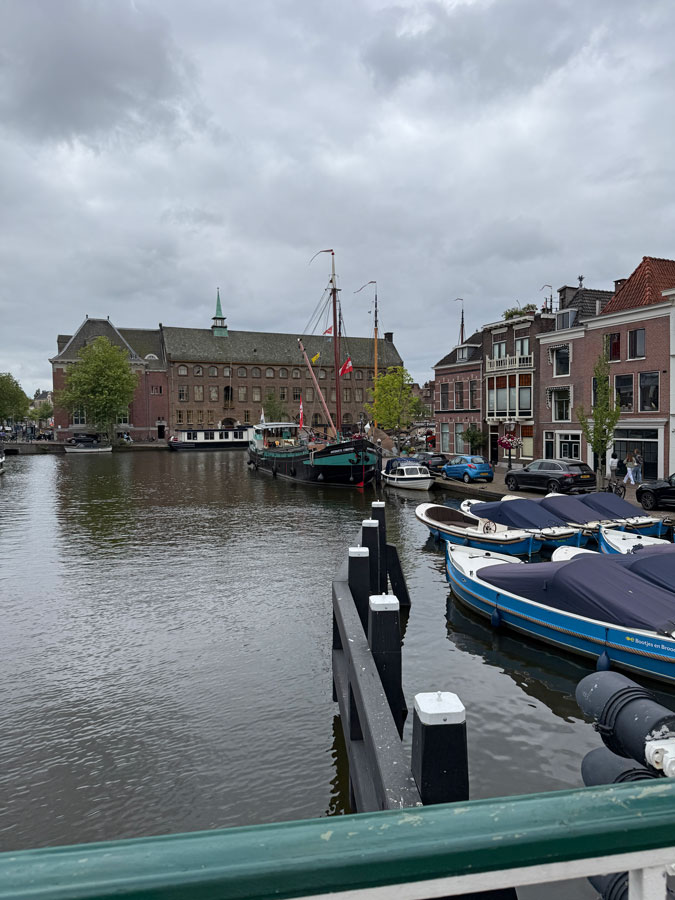 Leiden on a cloudy day