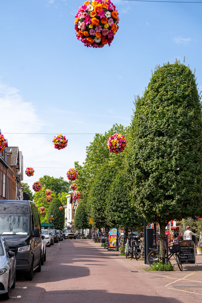 Main street in Bloemendaal