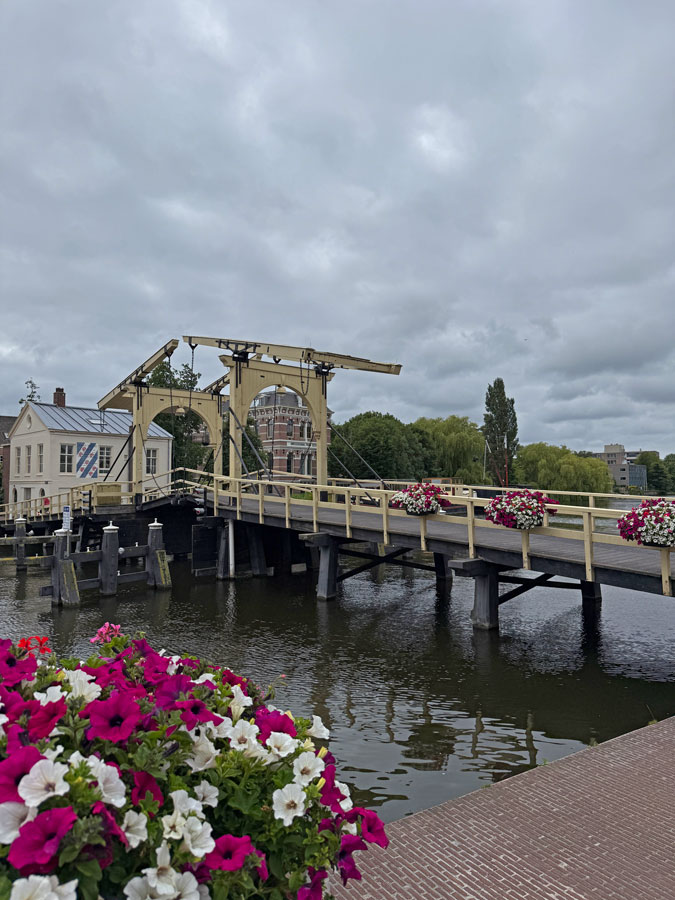 Morspoort bridge in Leiden