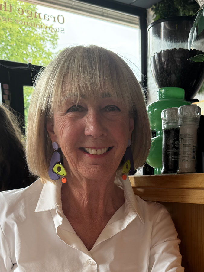 Multi-coloured earrings