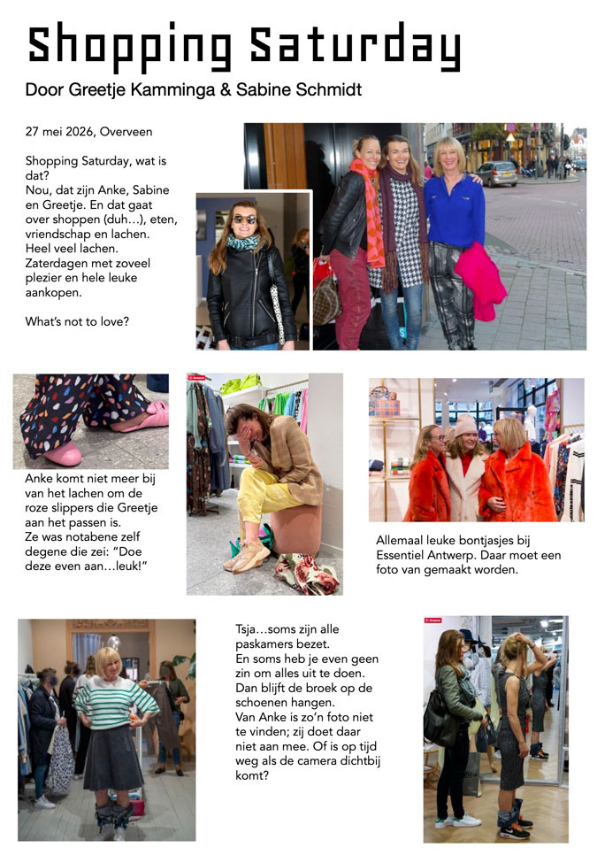 Page 1 for Anke's magazine