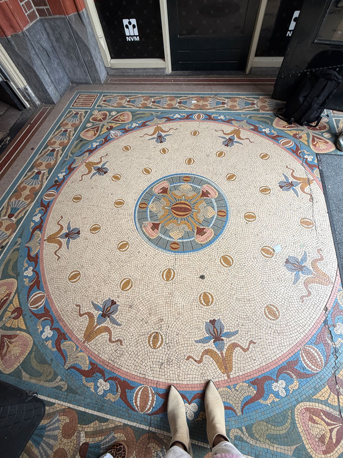 mosaic floor or sport complex The Hague