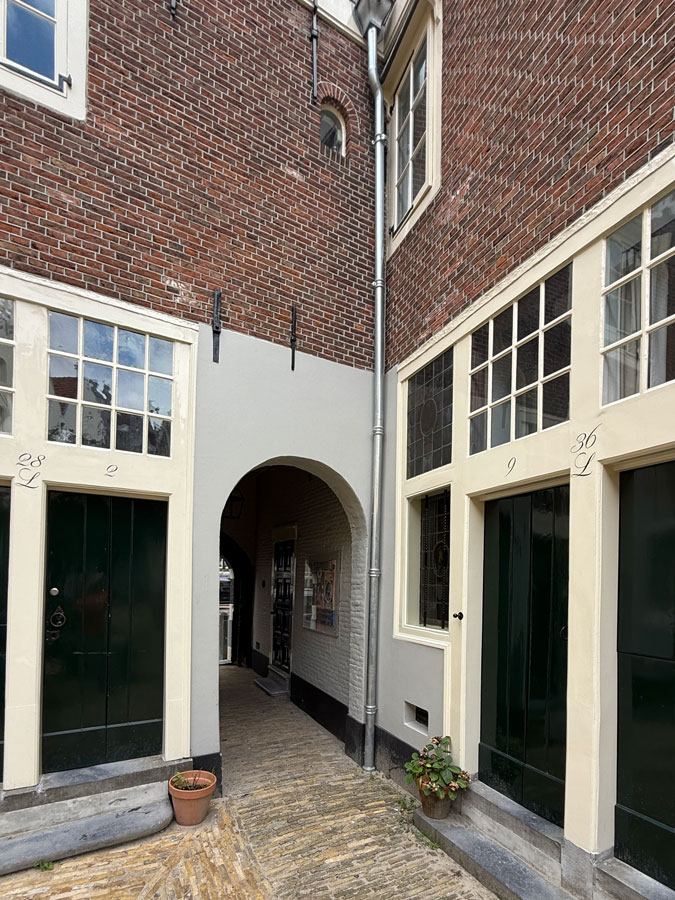 Almshouse courtyard entrance