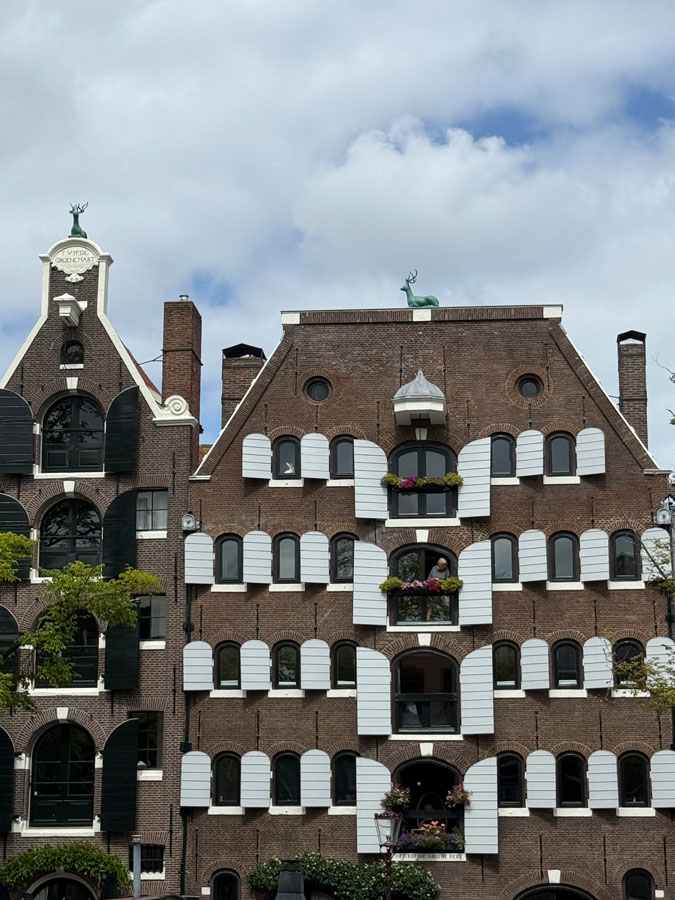 Amsterdam canal and warehouse apartments