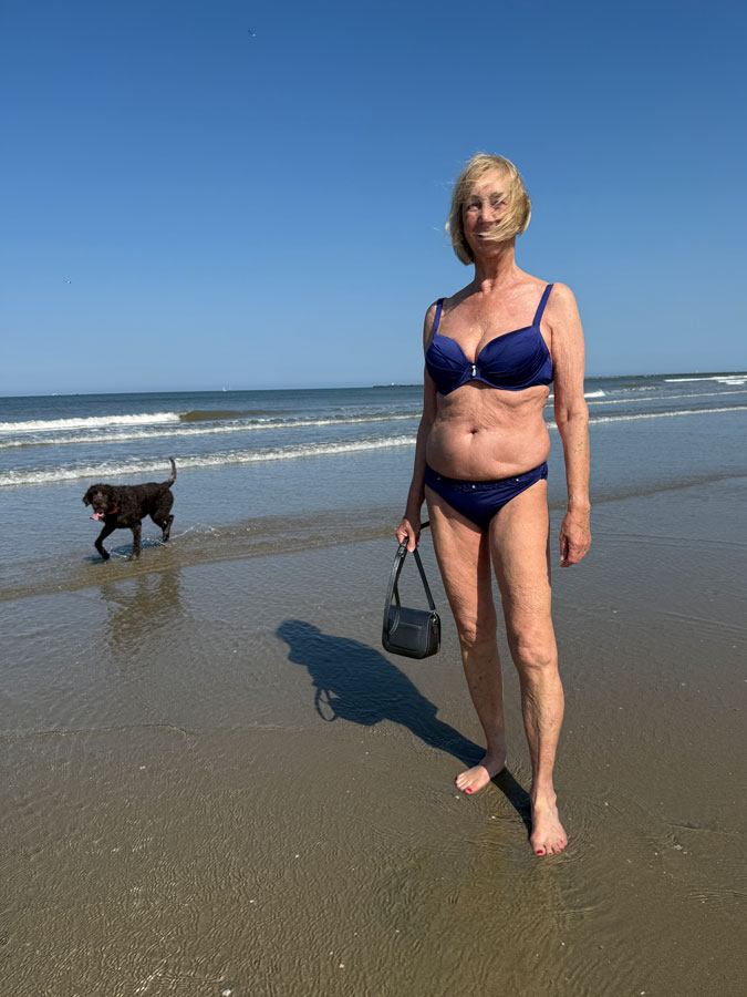 At the beach
