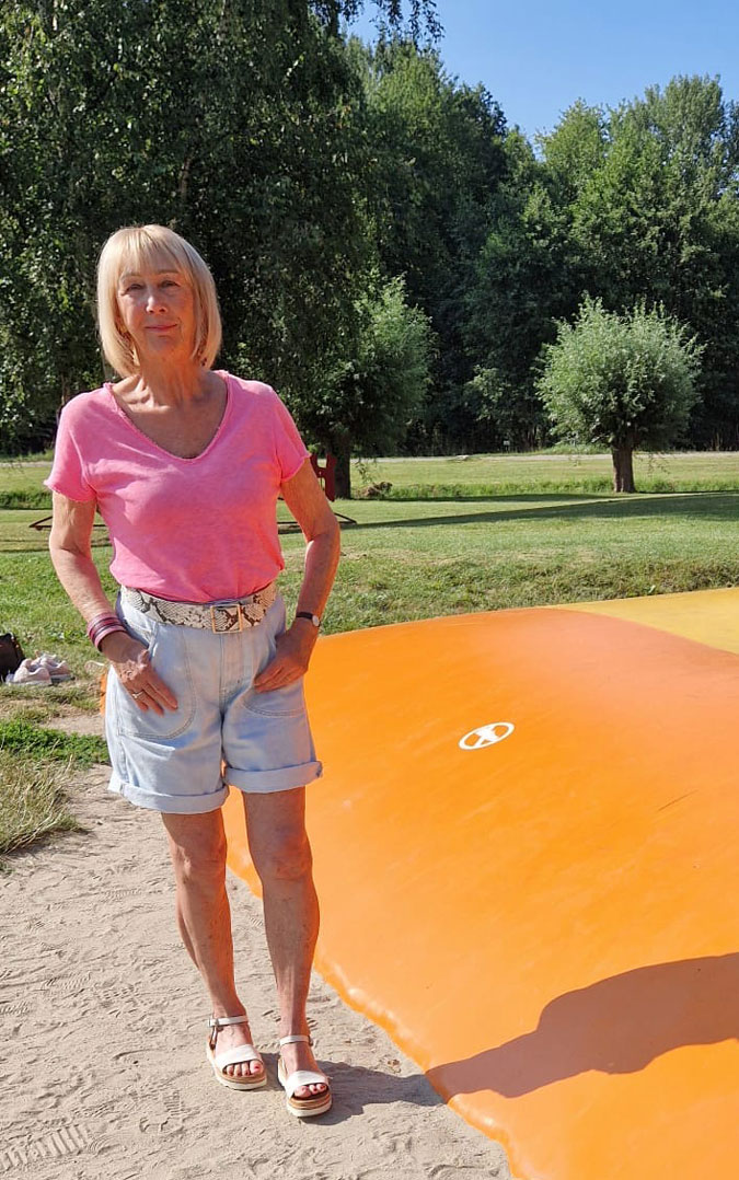 Me standing straight