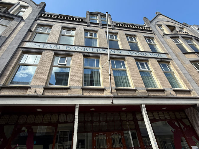 Old bank building in The Hague
