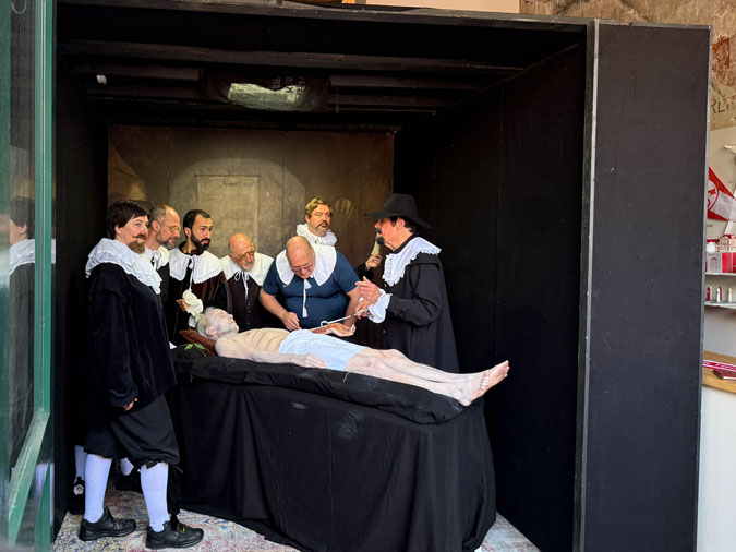 Re-enactment of The Anatomy Lesson
