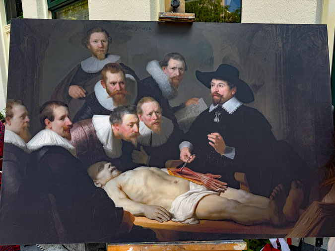 Re-enactment of The Anatomy Lesson