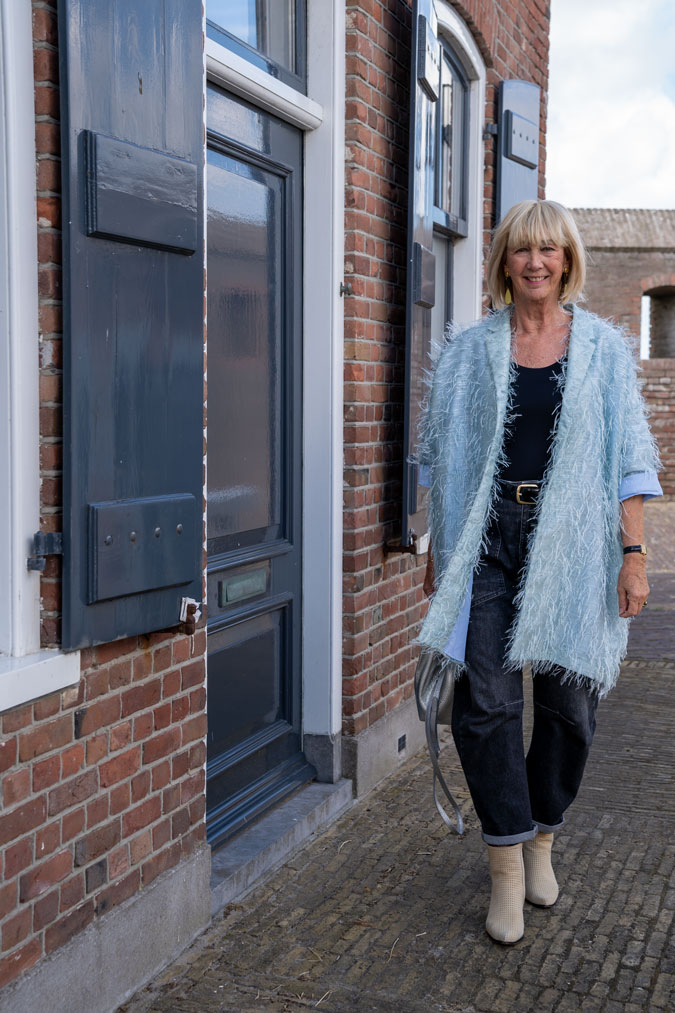 Big Bird jacket with jeans